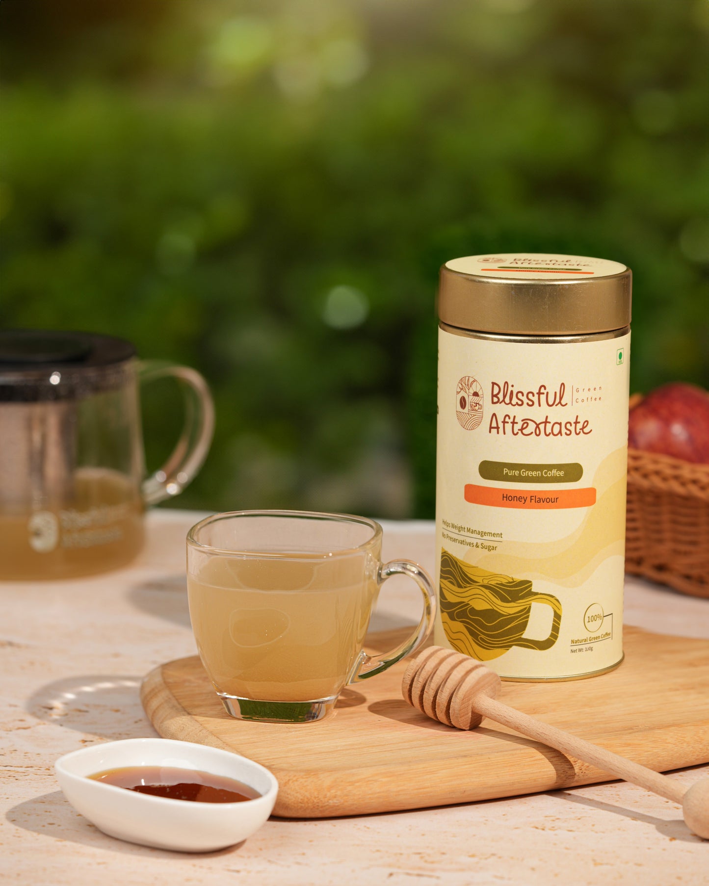 Green Coffee Jar-Honey (100g)